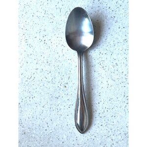 Wallace Teaspoon American Tradition 6" Beaded Handle SS  Silverware 18/10
